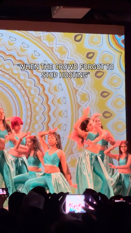 Mudra adult dancers together at the Mid-Year Concert